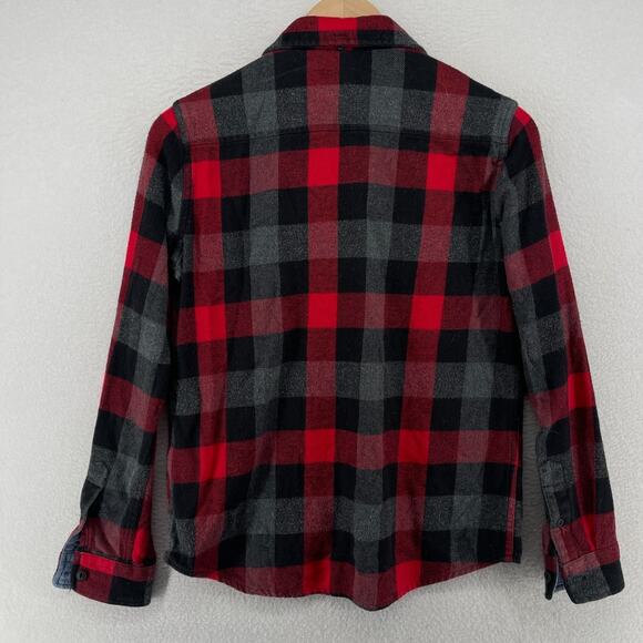 PENFIELD Shirt Womens M Trailwear Chatham Buffalo Plaid Flannel Cotton Red - Picture 3 of 15